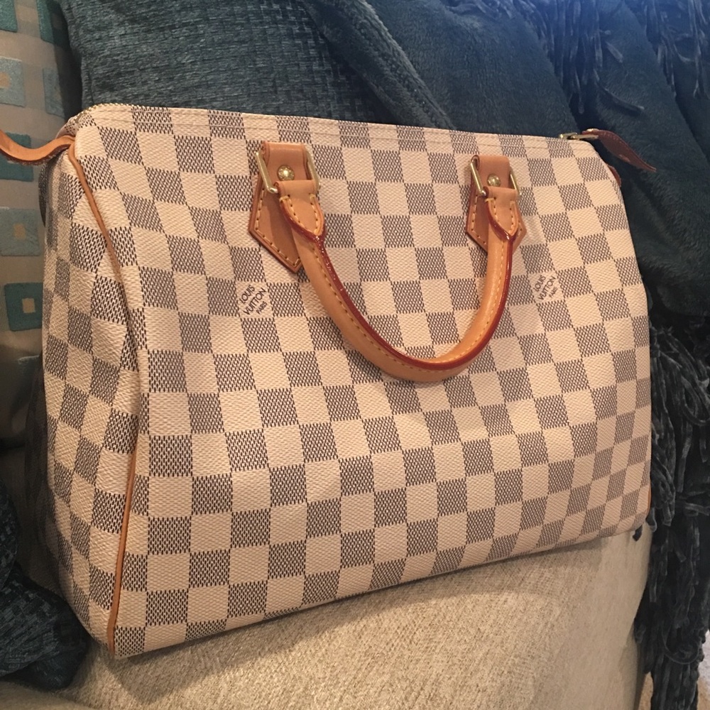 SOLD • Louis Vuitton Azur Speedy 30